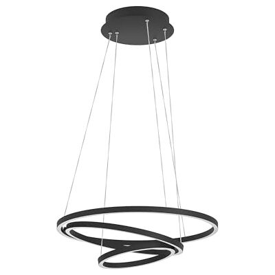 EGLO connect.z Lobinero-Z Smart led-hanglamp, dimbare ringvormige hanglamp, ZigBee, Alexa app en spraakbediening, warm wit koud, zwarte metalen kroonluchter EGLO connect.z Lobinero-Z Smart led-hanglamp, dimbare ringvormige hanglamp, ZigBee, Alexa app en spraakbediening, warm wit koud, zwarte metalen kroonluchter