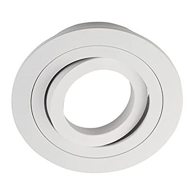wonderlamp Classic W-E000003 inbouwspot, rond, IP20, 230 V, diameter 9,3 x 2,5 cm, kleur wit wonderlamp Classic W-E000003 inbouwspot, rond, IP20, 230 V, diameter 9,3 x 2,5 cm, kleur wit