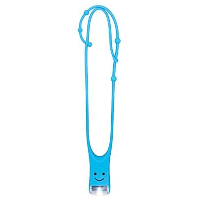 moses Lese Buddy de leeslamp voor kinderen multifunctionele leeslamp in blauw siliconen schouderriem zaklamp moses Lese Buddy de leeslamp voor kinderen multifunctionele leeslamp in blauw siliconen schouderriem zaklamp