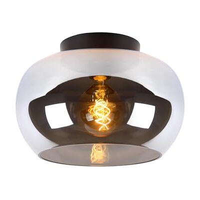 LUCIDE JUDI Plafondlamp – Ø 30,5 cm – 1 x E27 – rook LUCIDE JUDI Plafondlamp – Ø 30,5 cm – 1 x E27 – rook