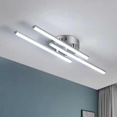 Comely Led-plafondlamp, 18 W, moderne vloerlamp, 6500 K, koudwit, 1680 lm, voor badkamer, keuken, slaapkamer Comely Led-plafondlamp, 18 W, moderne vloerlamp, 6500 K, koudwit, 1680 lm, voor badkamer, keuken, slaapkamer