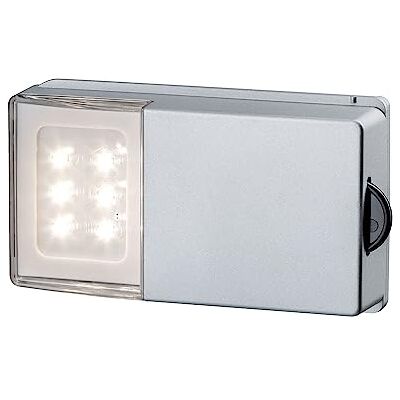 Paulmann 70498 SnapLED kastlamp met zilveren glijrol, licht aan wanneer de deur wordt geopend, licht uit door op de rol te drukken, 4 x 15 V, montage met kleefpunten Paulmann 70498 SnapLED kastlamp met zilveren glijrol, licht aan wanneer de deur wordt geopend, licht uit door op de rol te drukken, 4 x 15 V, montage met kleefpunten