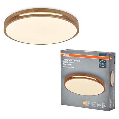 OSRAM Wandlamp/plafondlamp ORBIS Woodburry 16 W 300 mm hout Orbis Woodburry, indoor muurverlichting, houtdecoratie, 300 mm dia, 50.000 uur, 1 stuk OSRAM Wandlamp/plafondlamp ORBIS Woodburry 16 W 300 mm hout Orbis Woodburry, indoor muurverlichting, houtdecoratie, 300 mm dia, 50.000 uur, 1 stuk
