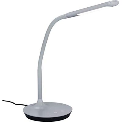 Trio Leuchten Polo A+ LED-tafellamp, 5 W, kunststof, 40 x 16,4 x 41 cm, grijs 527090111 Trio Leuchten Polo A+ LED-tafellamp, 5 W, kunststof, 40 x 16,4 x 41 cm, grijs 527090111