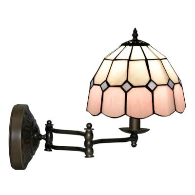 Viro Wandlamp ijzer roze 60 W 20 x 32 x 28 cm Viro Wandlamp ijzer roze 60 W 20 x 32 x 28 cm