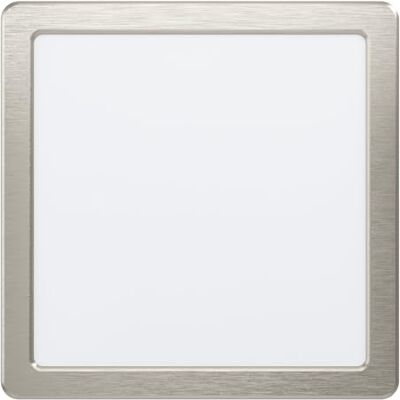EGLO Fueva 5 Inbouw-ledspot, diameter: 21,6 cm, ledspot van staal met een kunststof verlichtingsoppervlak, inbouwspot in nikkel-mat, wit, vlakke led, lage inbouwdiepte 26 mm, neutraal wit EGLO Fueva 5 Inbouw-ledspot, diameter: 21,6 cm, ledspot van staal met een kunststof verlichtingsoppervlak, inbouwspot in nikkel-mat, wit, vlakke led, lage inbouwdiepte 26 mm, neutraal wit
