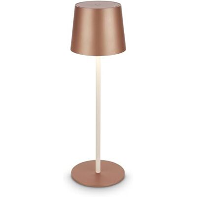 Briloner Draadloze led-tafellamp IP44 met knop, dimbaar, verwisselbare batterij en lichtbron, woonkamer om neer te zetten, 11 x 34,5 cm, koffie Briloner Draadloze led-tafellamp IP44 met knop, dimbaar, verwisselbare batterij en lichtbron, woonkamer om neer te zetten, 11 x 34,5 cm, koffie