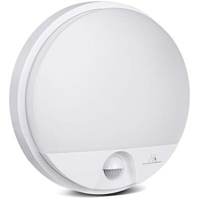 Maclean MCE291 LED-lamp met infrarood bewegingssensor wandlamp binnen-/buitenverlichting 1100lm 15W IP54 4000K waterdicht (wit) Maclean MCE291 LED-lamp met infrarood bewegingssensor wandlamp binnen-/buitenverlichting 1100lm 15W IP54 4000K waterdicht (wit)