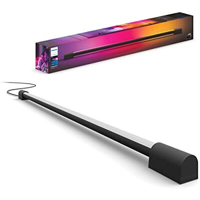 Philips Play Gradient Light Tube Wit en Gekleurd Licht Werkt met Alexa, Google Home & Apple HomeKit Verbind met Hue Bridge Compact Formaat Zwart Philips Play Gradient Light Tube Wit en Gekleurd Licht Werkt met Alexa, Google Home & Apple HomeKit Verbind met Hue Bridge Compact Formaat Zwart