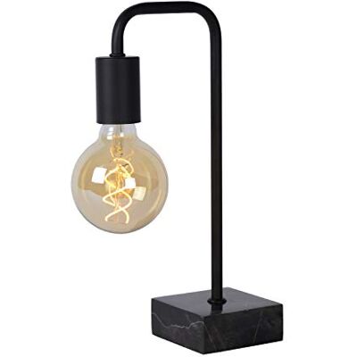 LUCIDE LORIN Tafellamp – 1 x E27 – zwart LUCIDE LORIN Tafellamp – 1 x E27 – zwart