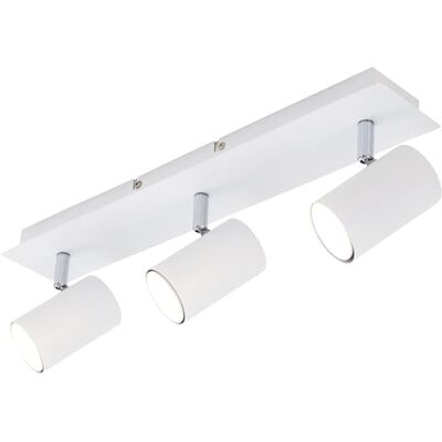Briloner Lampen plafondspot zwenkbaar 3x GU10 max. 40 watt metaal wit Briloner Lampen plafondspot zwenkbaar 3x GU10 max. 40 watt metaal wit