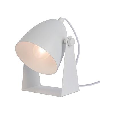 LUCIDE CHAGO Tafellamp – 1 x E14 – wit LUCIDE CHAGO Tafellamp – 1 x E14 – wit