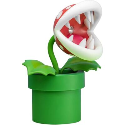 Paladone Piranha PP6348NN Plant Lamp BDP LED-licht met flexibele kop Nintendo Fans officieel gelicentieerde Super Mario 33 cm hoog, USB-aangedreven, plastic, rood/groen, 33 cm hoog Paladone Piranha PP6348NN Plant Lamp BDP LED-licht met flexibele kop Nintendo Fans officieel gelicentieerde Super Mario 33 cm hoog, USB-aangedreven, plastic, rood/groen, 33 cm hoog