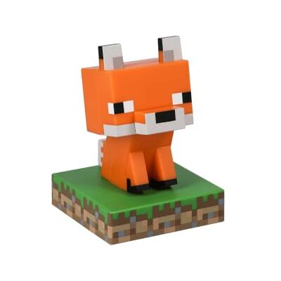 Paladone Minecraft officieel gelicentieerde vos-bureaulamp speelkamer decoratie en merchandise voor jongens en meisjes nachtlampje cadeau voor speelkamer en slaapkamer Paladone Minecraft officieel gelicentieerde vos-bureaulamp speelkamer decoratie en merchandise voor jongens en meisjes nachtlampje cadeau voor speelkamer en slaapkamer