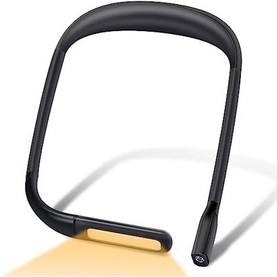 Alyvisun Leeslamp voor de hals, led-lamp, oplaadbaar, USB, flexibel, boeklamp om in bed te lezen, draagbaar, leeslamp, 3 kleuren, helderheid, verstelbaar, licht voor reizen, breien, naaien, kamperen Alyvisun Leeslamp voor de hals, led-lamp, oplaadbaar, USB, flexibel, boeklamp om in bed te lezen, draagbaar, leeslamp, 3 kleuren, helderheid, verstelbaar, licht voor reizen, breien, naaien, kamperen