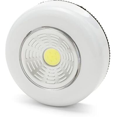 Velamp IL12 led-druklamp, aluminium afwerking Velamp IL12 led-druklamp, aluminium afwerking