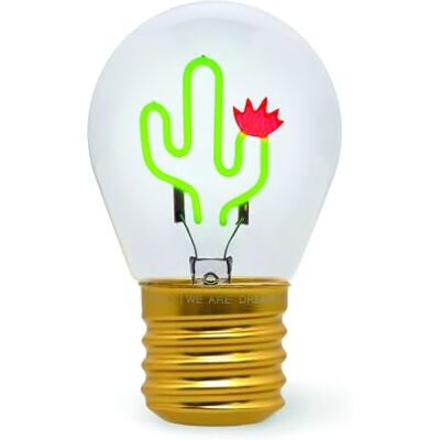 Legami Tafellamp in bolvorm, oplaadbaar met USB-kabel, draadloos, fictielamp, cactus thema, 6,8 x 10,3 cm Legami Tafellamp in bolvorm, oplaadbaar met USB-kabel, draadloos, fictielamp, cactus thema, 6,8 x 10,3 cm