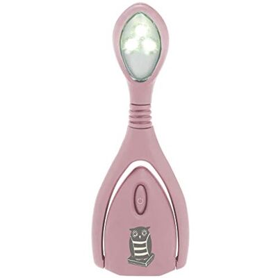 moses . Libri_x Lumi® Plus Uil leeslamp met traploze dimmer voor lezen in het donker, led-leeslamp in oudroze moses . Libri_x Lumi® Plus Uil leeslamp met traploze dimmer voor lezen in het donker, led-leeslamp in oudroze