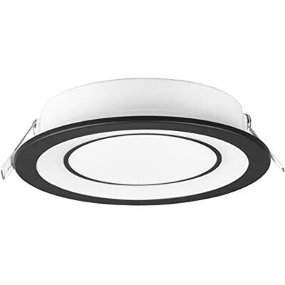 Trio Leuchten Core 652610132 LED inbouwspot in mat zwart kunststof met 10W led apart schakelbaar Trio Leuchten Core 652610132 LED inbouwspot in mat zwart kunststof met 10W led apart schakelbaar