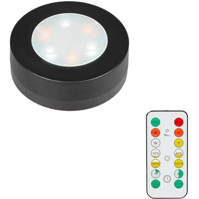 MOUJUCHI Led-verlichting op batterijen voor kast, keuken, trappen, etalage, kast, led-spot met afstandsbediening, Halloween MOUJUCHI Led-verlichting op batterijen voor kast, keuken, trappen, etalage, kast, led-spot met afstandsbediening, Halloween