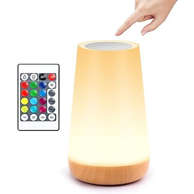 JOPHEK Nachtlampje, led-nachtlampje met 13 veranderende kleuren, RGB-nachtlampje met afstandsbediening voor kinderen/volwassenen JOPHEK Nachtlampje, led-nachtlampje met 13 veranderende kleuren, RGB-nachtlampje met afstandsbediening voor kinderen/volwassenen