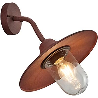 Trio Leuchten Brenta 201760124 buitenwandlamp van gegoten aluminium en helder glas, 1 x E27 Trio Leuchten Brenta 201760124 buitenwandlamp van gegoten aluminium en helder glas, 1 x E27