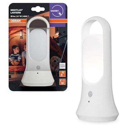 OSRAM Mobiel led-nachtlampje met bewegingssensor en daglichtsensor, neutraal wit 4000 K, werkt op batterijen, voor keukens, kinderkamers, binnenshuis OSRAM Mobiel led-nachtlampje met bewegingssensor en daglichtsensor, neutraal wit 4000 K, werkt op batterijen, voor keukens, kinderkamers, binnenshuis