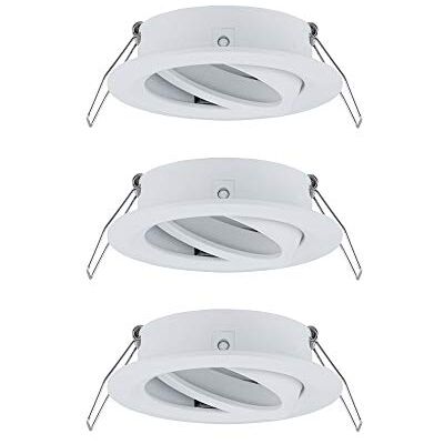 Paulmann Choose 92486 inbouwspot, draaibaar, max. 3 x 10 watt, zonder lamp, aluminium, mat wit Paulmann Choose 92486 inbouwspot, draaibaar, max. 3 x 10 watt, zonder lamp, aluminium, mat wit