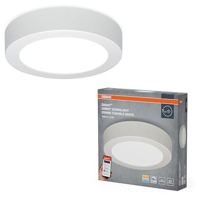 OSRAM Spot LED SMART+ mat Orbis rond 200 mm TW 12 W SMART+ MATTER Orbis Downlight, Indoor Wall Lighting, Blanc, 200 mm dia, 25000 h, Pack de 1 OSRAM Spot LED SMART+ mat Orbis rond 200 mm TW 12 W SMART+ MATTER Orbis Downlight, Indoor Wall Lighting, Blanc, 200 mm dia, 25000 h, Pack de 1