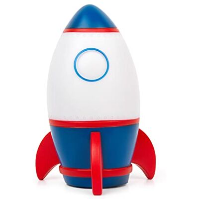 Legami Nachtlampje voor kinderen, 4 kleuren, batterijen inbegrepen, 20 uur batterijduur, 9,7 x 14 cm, ruimtethema Legami Nachtlampje voor kinderen, 4 kleuren, batterijen inbegrepen, 20 uur batterijduur, 9,7 x 14 cm, ruimtethema