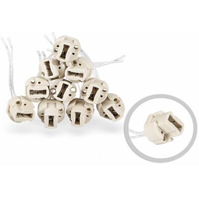 Mextronic VDE-fitting/G9 lampfitting: 190-230 V 12,5 cm (10 stuks) Mextronic VDE-fitting/G9 lampfitting: 190-230 V 12,5 cm (10 stuks)