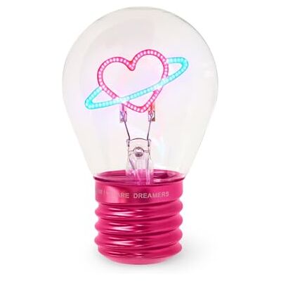 Legami Tafellamp in bolvorm, voor binnen, oplaadbaar, met USB-kabel, draadloos, gloeilamp, Saturnus-thema, wit Legami Tafellamp in bolvorm, voor binnen, oplaadbaar, met USB-kabel, draadloos, gloeilamp, Saturnus-thema, wit