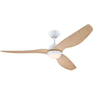 Westinghouse Lighting Magnolia 7316140 Moderne plafondventilator met ledlamp, matglas, opaal en kleurtemperatuurverandering, mat wit, 132 cm, afstandsbediening inbegrepen, DC-motor Westinghouse Lighting Magnolia 7316140 Moderne plafondventilator met ledlamp, matglas, opaal en kleurtemperatuurverandering, mat wit, 132 cm, afstandsbediening inbegrepen, DC-motor