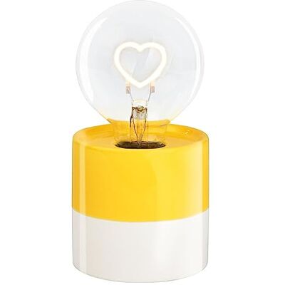 moses . Smile Led-decoratieve lamp in hartvorm, tafellamp op batterijen met ledlicht, decoratieve verlichting voor het hele huis, bruiloften of feesten, geel moses . Smile Led-decoratieve lamp in hartvorm, tafellamp op batterijen met ledlicht, decoratieve verlichting voor het hele huis, bruiloften of feesten, geel
