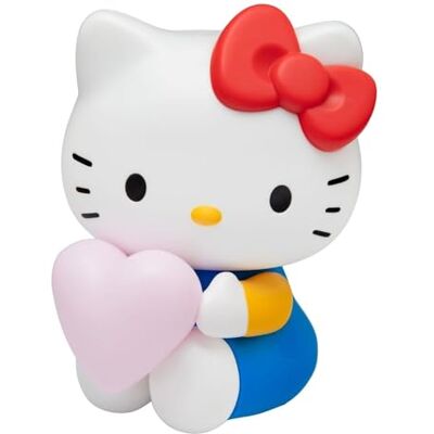 Paladone Hello Kitty 3D hartvormige lamp officieel gelicentieerde Sanrio lamp voor nachtkastje of plankdecoratie, werkt op batterijen Paladone Hello Kitty 3D hartvormige lamp officieel gelicentieerde Sanrio lamp voor nachtkastje of plankdecoratie, werkt op batterijen