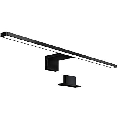 B.K.Licht I Spiegellamp I zwart I badkamerlamp I spiegelverlichting I 60cm I IP44 I 4.000K I 8W LED lamp I badkamerverlichting I badkamer lamp B.K.Licht I Spiegellamp I zwart I badkamerlamp I spiegelverlichting I 60cm I IP44 I 4.000K I 8W LED lamp I badkamerverlichting I badkamer lamp