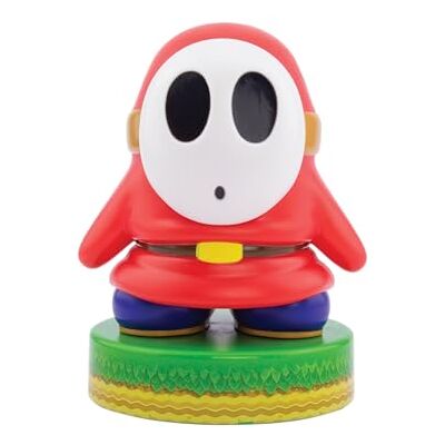 Paladone Super Mario Shy Guy 3D Icon BDP, officieel Nintendo verzamelproduct, uniek cadeau-idee, glanzend nachtlampje of bureaulamp, werkt op 2 AAA-batterijen, wit Paladone Super Mario Shy Guy 3D Icon BDP, officieel Nintendo verzamelproduct, uniek cadeau-idee, glanzend nachtlampje of bureaulamp, werkt op 2 AAA-batterijen, wit