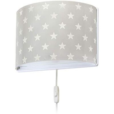 Dalber Wandlamp Stars grijs 81218E, E27 Dalber Wandlamp Stars grijs 81218E, E27