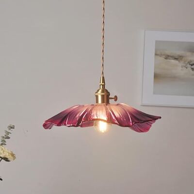 NNOVAT Hanglamp, vintage, led, glas, paars, bloem, kroonluchter, bar, slaapkamer, koper, hanglamp, huis, binnen, veranda, verlichting, E27, lamp, keuken, woonkamer, 1,5 m, draad, verstelbare lampen, verjaardag NNOVAT Hanglamp, vintage, led, glas, paars, bloem, kroonluchter, bar, slaapkamer, koper, hanglamp, huis, binnen, veranda, verlichting, E27, lamp, keuken, woonkamer, 1,5 m, draad, verstelbare lampen, verjaardag