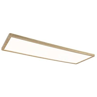 Paulmann 71031 led-paneel Atria Shine plafondlamp + backlight vierkant IP44 22 W 2300 lm 580 x 200 mm esthetisch hout kunststof 3000 K warm blc badlamp Paulmann 71031 led-paneel Atria Shine plafondlamp + backlight vierkant IP44 22 W 2300 lm 580 x 200 mm esthetisch hout kunststof 3000 K warm blc badlamp