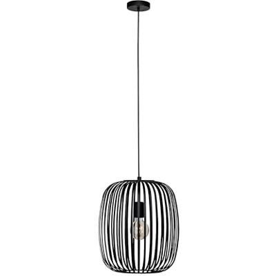 EGLO Romazzina hanglamp kroonluchter voor woonkamer eetkamer hanglamp metaal zwart plafondlamp plafondlamp met fitting E27 EGLO Romazzina hanglamp kroonluchter voor woonkamer eetkamer hanglamp metaal zwart plafondlamp plafondlamp met fitting E27