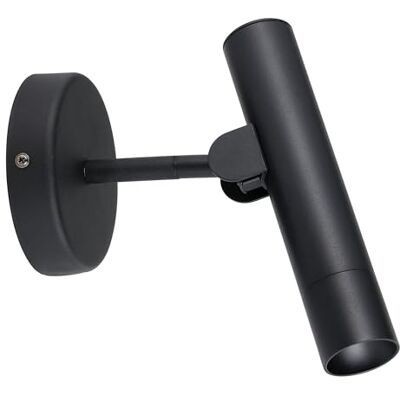 EGLO Almudaina led-wandlamp, minimalistische leeslamp met draaibare spot, binnenverlichting voor woonkamer en slaapkamer, metaal, zwart, warm wit EGLO Almudaina led-wandlamp, minimalistische leeslamp met draaibare spot, binnenverlichting voor woonkamer en slaapkamer, metaal, zwart, warm wit