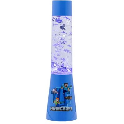 Paladone PP10069MCF Minecraft lavalamp glitter flow lamp sfeerverlichting 33 cm kunststof multi tafellamp bureaulamp meerkleurig Paladone PP10069MCF Minecraft lavalamp glitter flow lamp sfeerverlichting 33 cm kunststof multi tafellamp bureaulamp meerkleurig