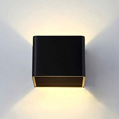 SLRMKK LED wandlamp kubus boven en onder in eenvoudige moderne stijl, binnenwandlamp voor slaapkamer, woonkamer, hal, 5 W (oranje, warm wit licht) SLRMKK LED wandlamp kubus boven en onder in eenvoudige moderne stijl, binnenwandlamp voor slaapkamer, woonkamer, hal, 5 W (oranje, warm wit licht)