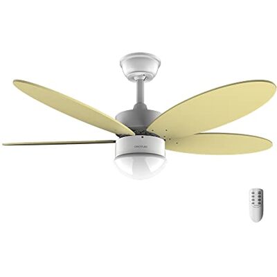 Cecotec Plafondventilator met Energysilence Aero 4260 Sunlight, 40 W, DC-motor, diameter 42 inch met 5 omkeerbare messen, ledlicht, afstandsbediening, timer, 6 snelheden Cecotec Plafondventilator met Energysilence Aero 4260 Sunlight, 40 W, DC-motor, diameter 42 inch met 5 omkeerbare messen, ledlicht, afstandsbediening, timer, 6 snelheden