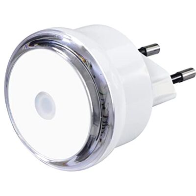 Hama Basic led-nachtlampje (led-nachtlampje voor stopcontact, nachtlampje voor kinderen, stopcontact, schemeringssensor, ideaal voor babykamer, keuken, hal, trap, woonkamer), wit Hama Basic led-nachtlampje (led-nachtlampje voor stopcontact, nachtlampje voor kinderen, stopcontact, schemeringssensor, ideaal voor babykamer, keuken, hal, trap, woonkamer), wit
