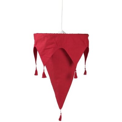 Jollein Lamp met Pompons Rood Jollein Lamp met Pompons Rood