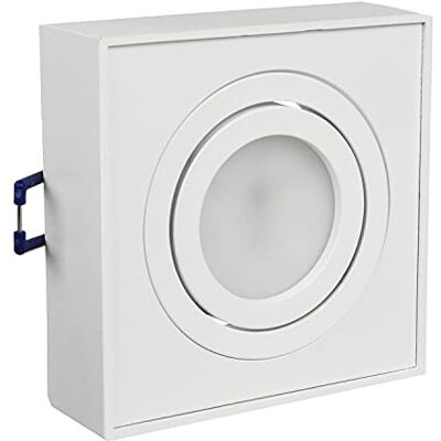 Maclean MCE464W GU10 inbouwspot frame max. 35 W IP20 (vierkant, wit) Maclean MCE464W GU10 inbouwspot frame max. 35 W IP20 (vierkant, wit)