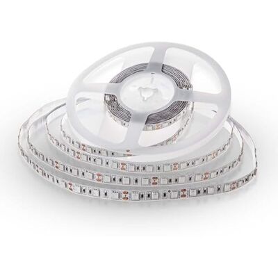 V-TAC Led-strip voor binnen, 11 W, 5 meter lang, SMD 5050, hoge helderheid, natuurlijk wit licht, 4000 K, ledstrips voor huis, keuken, slaapkamer, sfeer, 12 volt V-TAC Led-strip voor binnen, 11 W, 5 meter lang, SMD 5050, hoge helderheid, natuurlijk wit licht, 4000 K, ledstrips voor huis, keuken, slaapkamer, sfeer, 12 volt