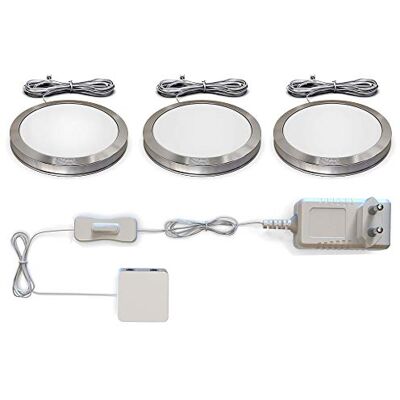 B.K.Licht I Keukenverlichting I LED onderbouwverlichting I warm wit licht I kastverlichting I keuken verlichting I 3-Pack B.K.Licht I Keukenverlichting I LED onderbouwverlichting I warm wit licht I kastverlichting I keuken verlichting I 3-Pack